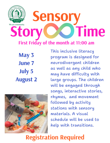 sensory storytime for neurodivergent children with adult caregiver