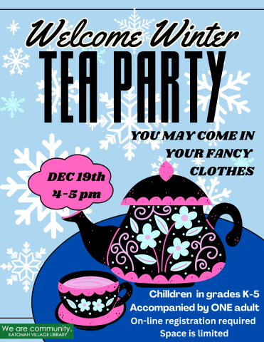 welcome Winter tea party