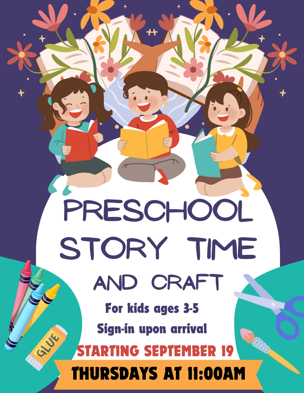 Preschool Storytime and Craft