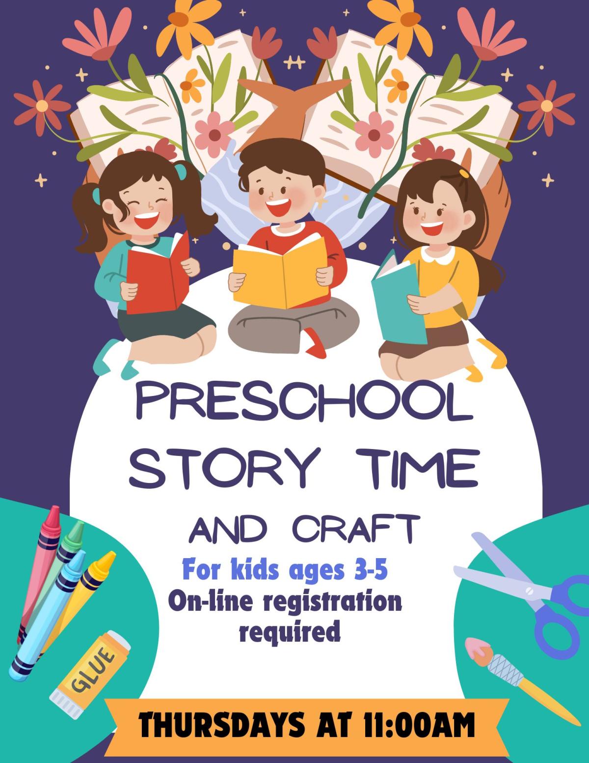 Preschool Storytime and Craft