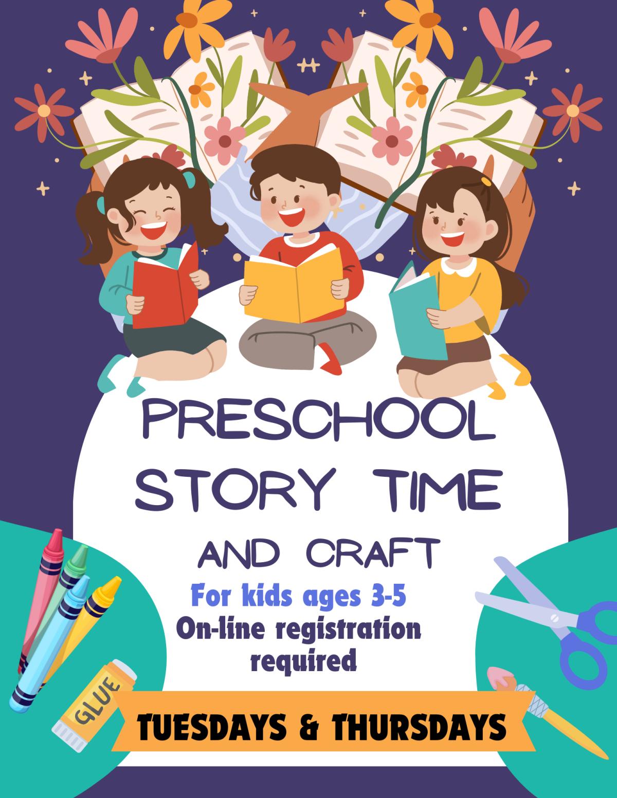 Preschool Storytime and Craft