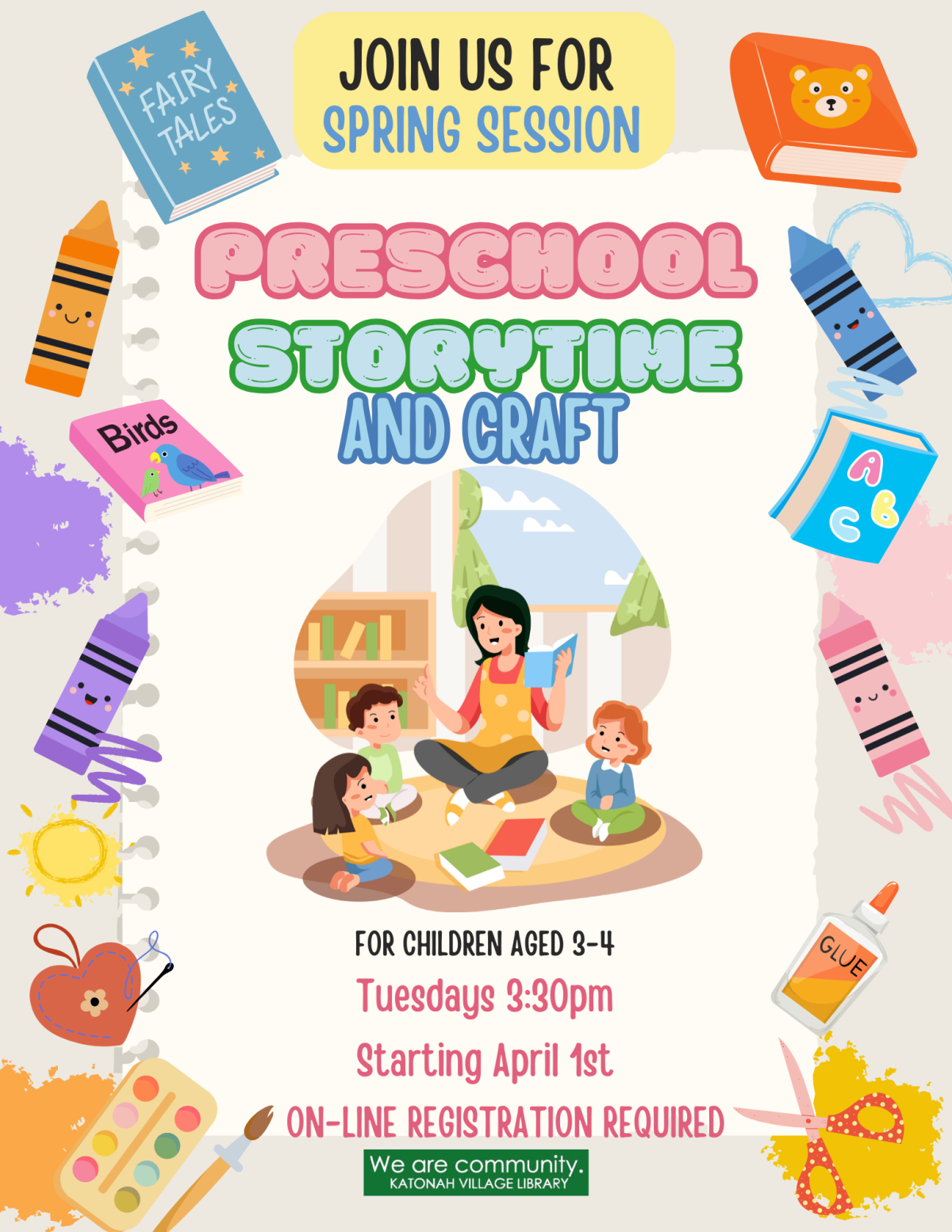 Preschool Storytime & Craft