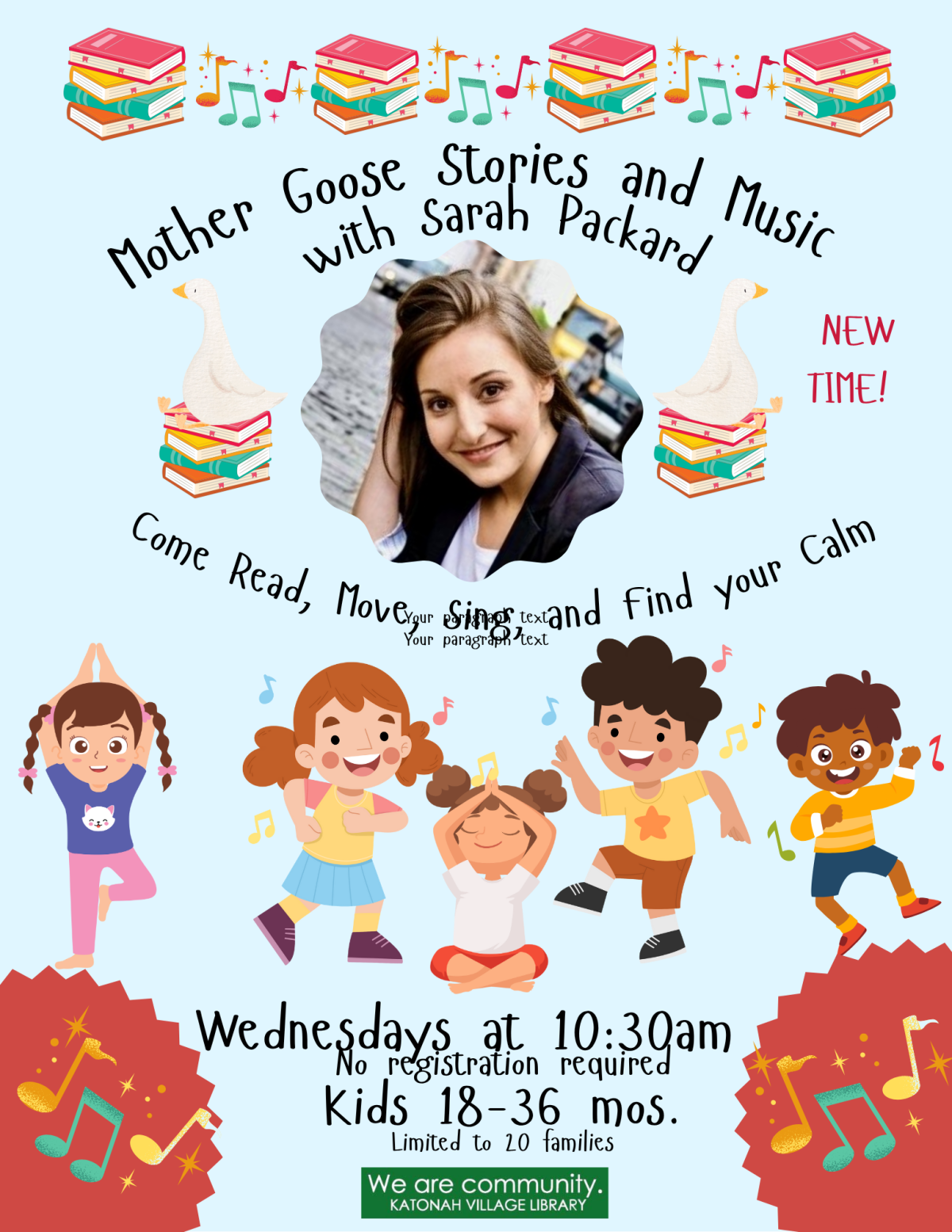 Mother Goose storytime and music