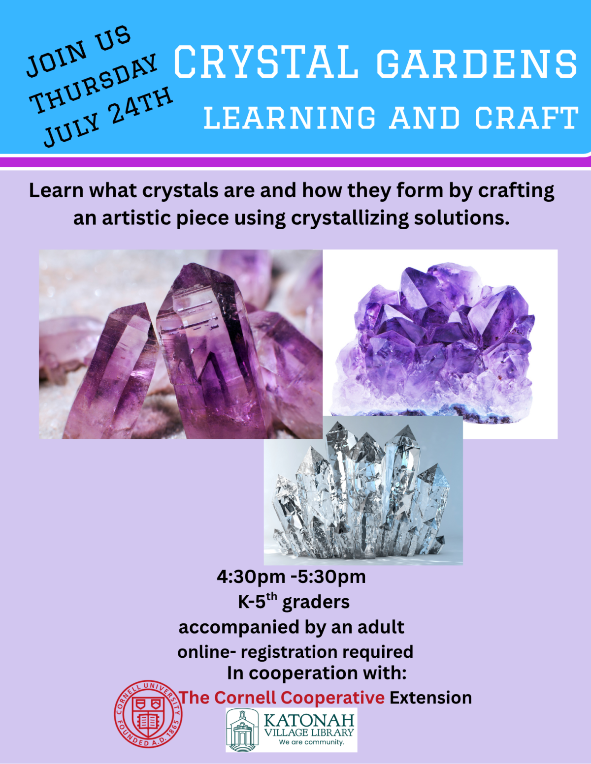 Crystal Gardens with Cornell Cooperative Extension