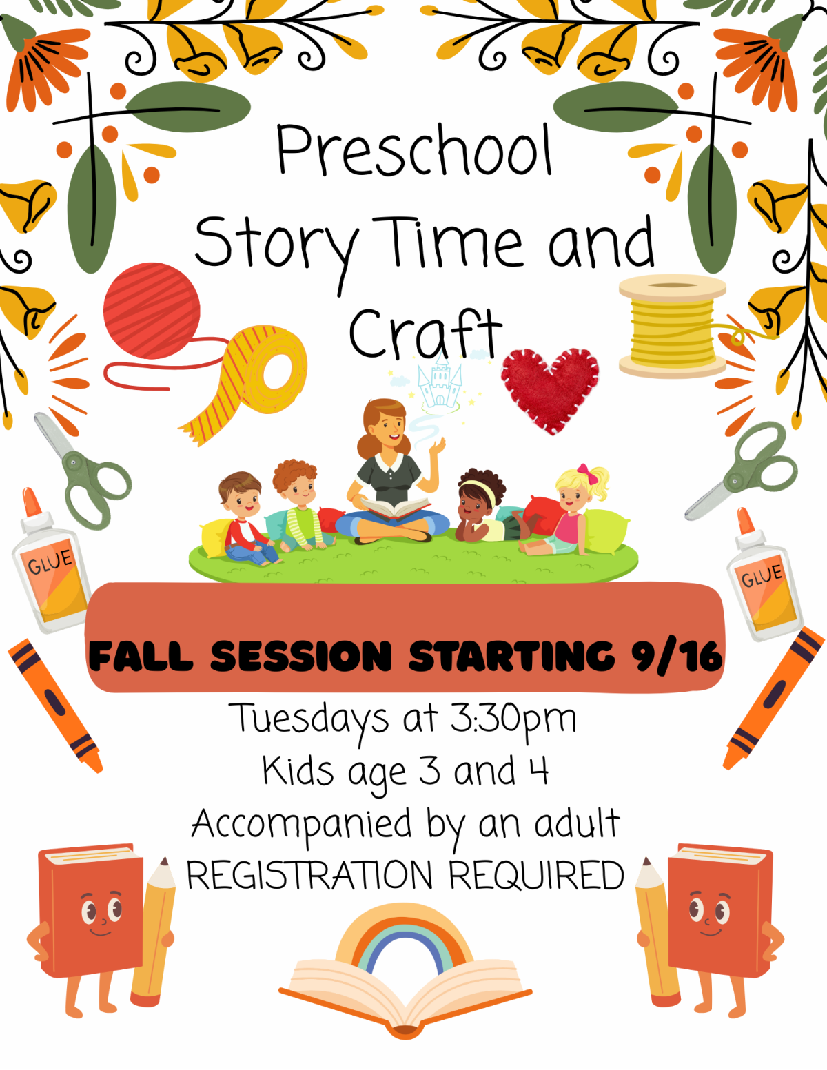 Preschool Storytime & Craft