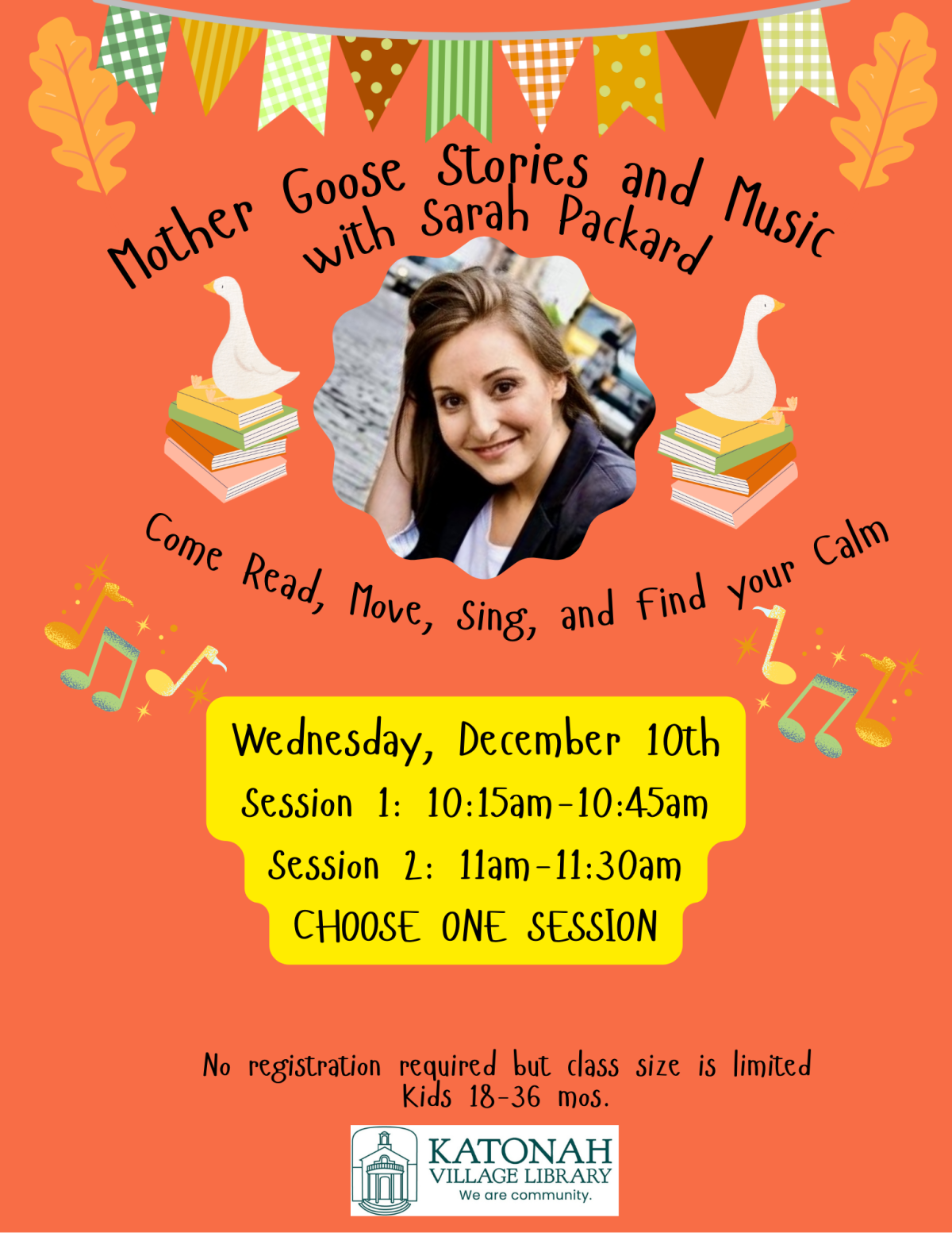 Mother Goose storytime and music
